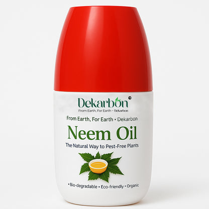 Dekarbon Neem Oil - Cold Pressed, 15000 PPM | Natural Insecticide & Fungicide