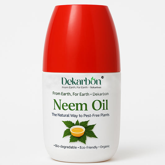 Dekarbon Neem Oil - Cold Pressed, 15000 PPM | Natural Insecticide & Fungicide