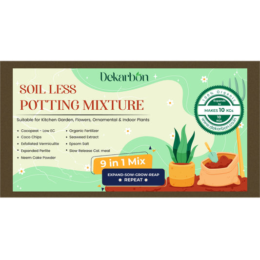 9-in-1 Soilless Potting Mix (Expands to 10 KG)